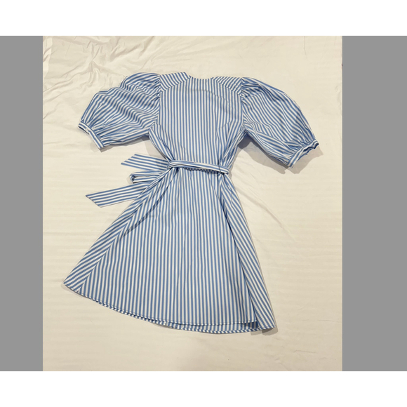 Zara Striped poplin dress ZW Collection Size XS - Picture 6 of 7